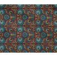 thumbnail image 4 of oneOone Cotton Flex Fabric Leaves & Floral Block Printed Fabric 1 Yard 40 Inch Wide, 4 of 4