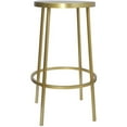 thumbnail image 3 of Trent Home 26" Contemporary Metal Counter Stool in Brushed Gold, 3 of 7