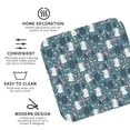 thumbnail image 3 of Yiaed Forest Rabbit Print Leather Coasters for Drinks - Cup Coasters Coffee Table Kitchen Table Bar, Home & Office Gifts Handmade Drink Coasters-Square, 3 of 6