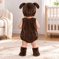 thumbnail image 6 of LIIPEE Boys Girls Cute Dog Costume Baby Halloween Party Dress Up Clothes 3 Piece Set 0-12 Months, 6 of 9