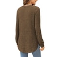 thumbnail image 3 of SHIBEVER Sweaters for Women Fall Casual Long Sleeve Tunic Tops Fashion Crewneck Sweatshirts Winter Lightweight Pullover Loose Shirts for Women, 3 of 8