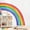 Classic Color, variant on 83"x43" Large Rainbow Wall Stickers, Mural Watercolor Half Rainbow Wall Decals Peel and Stick Vinyl Wall Art Decor for Girls Bedroom Kids Nursery Living Room Playroom Toddler
