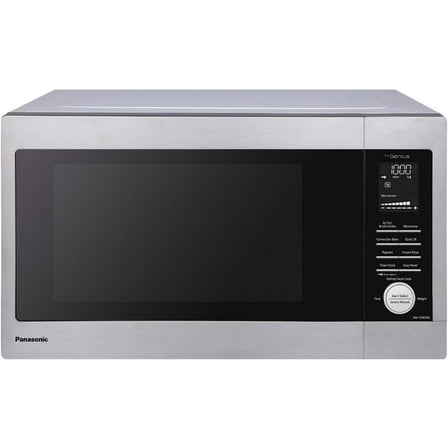 Restored Panasonic NN‑CD65NS HomeMADE 1.3 Cubic Ft. Countertop Microwave, 1200W MultiOven (Refurbished)