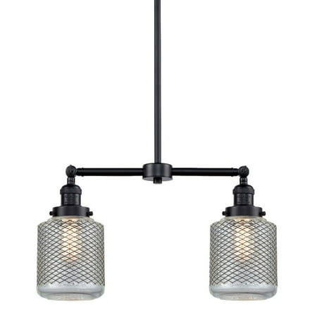 

Innovations Lighting 209 Stanton Stanton 2 Light 23 Wide Linear Chandelier - Oil Rubbed