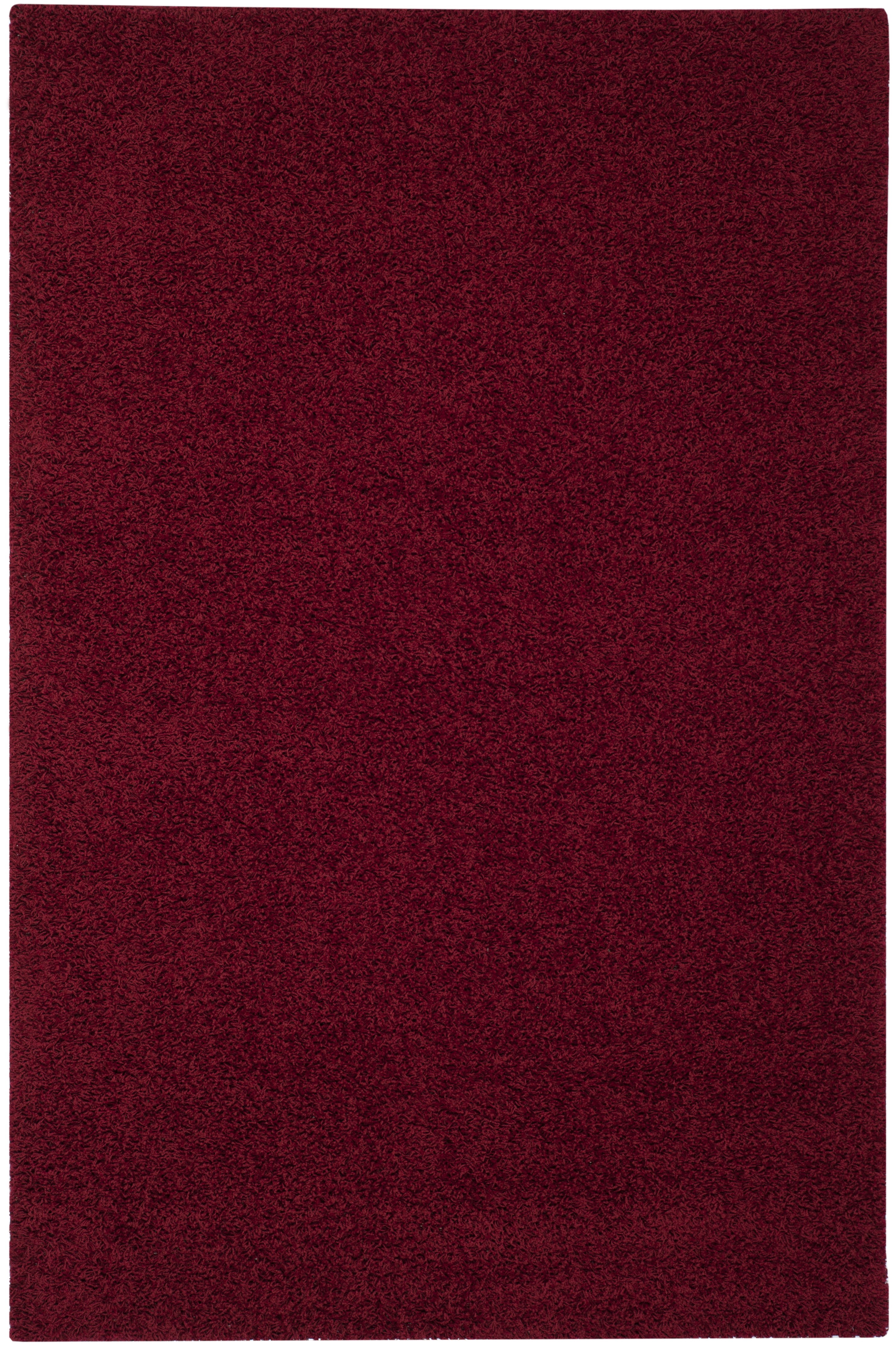 Safavieh Athens Talia Solid Shag Area Rug, Red, 5'1" x 7'6"