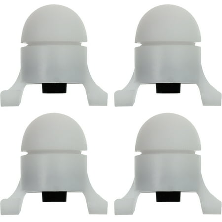 Fishing Tips - ESYNIC LED Night Fishing Rod Tip Clip Electronic Fish Bite Alarm Fish Strike Bite Alert Alarm Light 4pcs