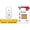 Spare Batteries Included, variant on (4 pack) (4 pack) Kidde Carbon Monoxide Detector + Explosive & Natural Gas & Propane, Plug-In with AA Battery, COPDLG