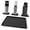 Black, variant on Water Cooler Mat - (22" X 19") Non-slip With Raised Edge For Foor Protector  Under Dispenser Bedrooms Kitchens Offices Bars (black)