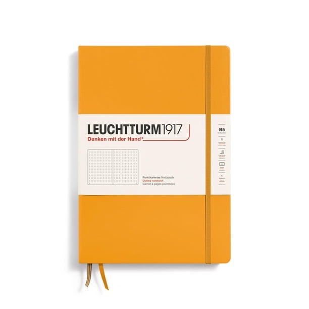 Cuaderno LEUCHTTURM1917, tapa dura, composición B5, 219 páginas