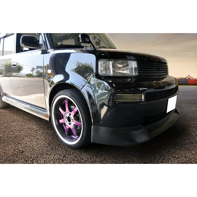 Front Bumper Lip Spoiler For 2003-2007 Scion XB - PU Black Splitter Air Dam Chin Protector
