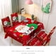 thumbnail image 4 of Paño de mesa con temática navideña Fiesta en casa Cubierta de mesa de comedor Mantel estampado Adorno navideño, Rojo, Papá Noel Yuarrent HA8994-05B, 4 of 6