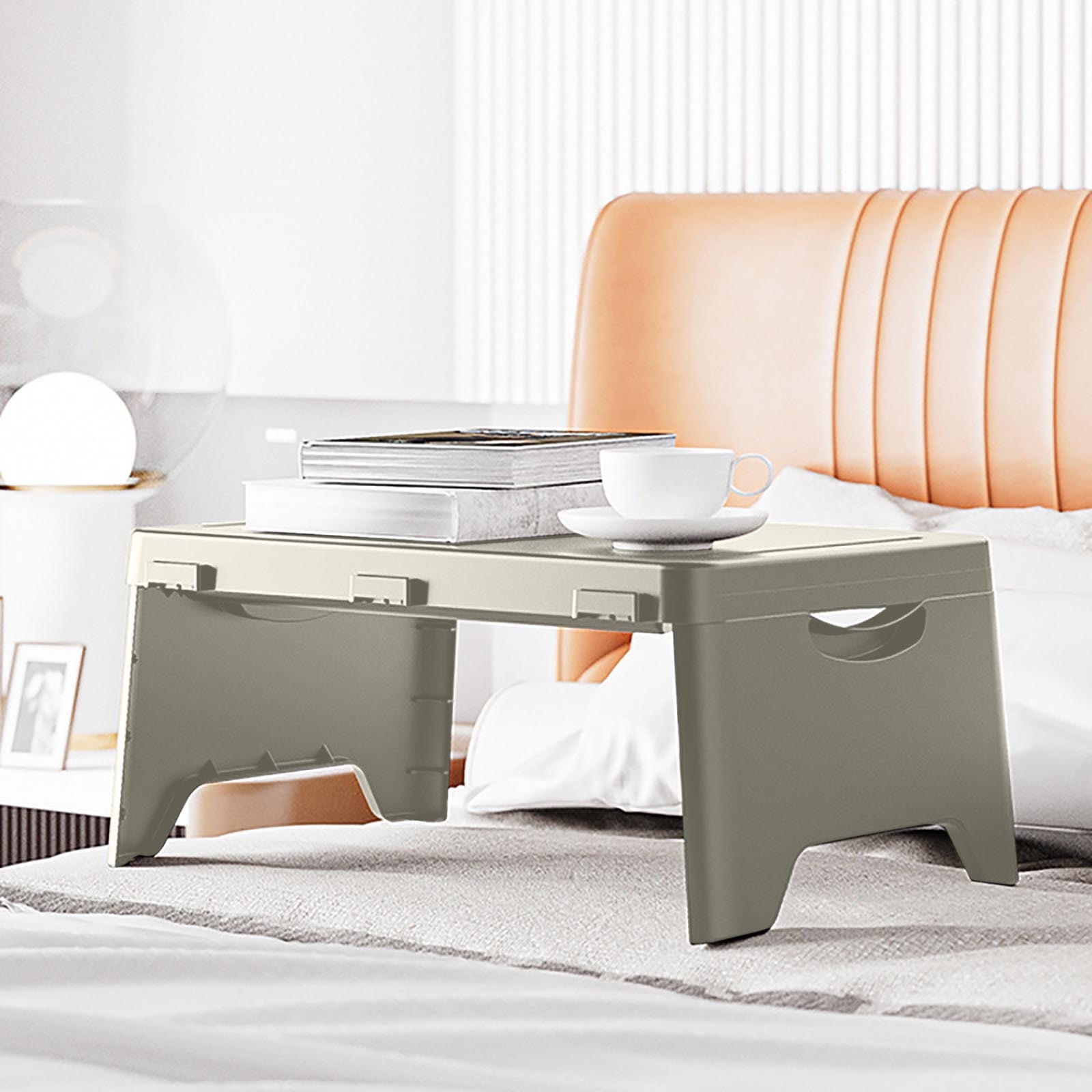 SouMaox Portable Folding Desk, Space Saving Design Versatile Laptop Stand Computer Surface Work Station for Dormitory Apartment Use
