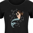 thumbnail image 3 of Instant Message - Mermaid Holding Bubbles - Women's Any Way Dress, 3 of 7