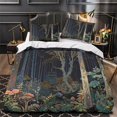 thumbnail image 3 of Bedding Sets 3D Strange Plants and Animals Printed Quilt Cover Set Creative Bed Gift,Twin (68"x86"), 3 of 5