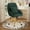 Green, variant on FervorFurn Home Office Chair, Velvet Makeup Vanity Chair, Comfy with Adjustable Swivel Wheels, for Living Room, Bedroom, Blue