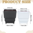 thumbnail image 3 of Root Control Plastic Basin - 4 inch Square Nursery Pots, Sturdy Seedlings Trays, Seeds Starter Germination Tray, Microgreening Planter Nursery Propagation, 3 of 6