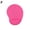 Pink, variant on Ergonomic Mouse Pad with Wrist Support for Lap Use, Made of Silicone and Rubber