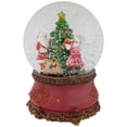 thumbnail image 3 of Northlight Santa and Mrs. Claus Decorating Christmas Tree Musical Snow Globe - 6", 3 of 5
