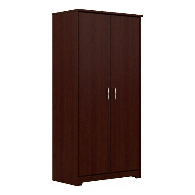 Bowery Hill Armoire de Rangement Haute en Cerisier Récolte - Bois Manufacturé