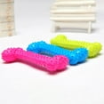 thumbnail image 3 of Fairnull Pet Dog Puppy Bone Shape TPR Tooth Cleaning Molar Bite Chewing Training Toy, 3 of 9