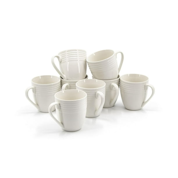 Hometrends Amelia 8 pack Mugs 12 oz - Walmart.ca