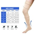thumbnail image 5 of Compression Socks for Women, CaiDieNu Open Toe Socks for Women, 20-30 mmHg Thigh High Compression Socks for Running Nursing Sports Veins (1 Pair), 5 of 7