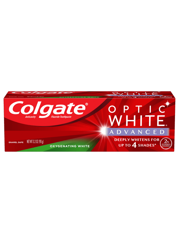 Figuur Vervagen Structureel Colgate Optic White in Colgate Toothpaste - Walmart.com