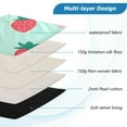 thumbnail image 3 of FORMRS 15-15.6 inch Laptop Sleeve Case Soft Carrying Quilted Computer Bag Cover, Green Strawberry, 3 of 7
