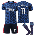 thumbnail image 1 of Maillot de Football Domicile et Extérieur 2526 Manches Courtes 11 MARTINELLI Bleu, 1 of 2