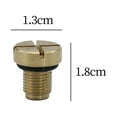 thumbnail image 7 of jiaping Brass Coolant Reservoir Plug Drain Screw 17111712788 Easy Installation Expansion, 7 of 7