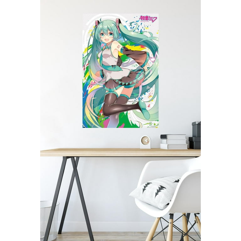 Hatsune Miku - Color Splash Wall Poster, 22.375