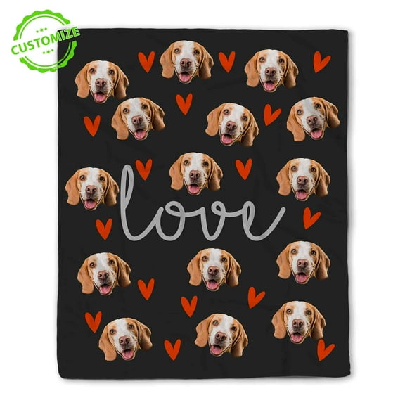 Customizaholic Blanket Pictures Customized, Custom Dog Photo Blanket, Photo Blanket, Dog Blanket, Cat Blanket, Pet Blanket