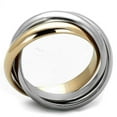 thumbnail image 3 of Luxe Jewelry Designs Women's Stainless Steel Two-Tone Engagement Ring with No Stone in No Stone -, 3 of 4