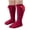 Red, variant on WREESH Girls Toddler Casual Mid Tube Socks, Korean Version Sports Long Socks for Boys and Girls, Knee-High Black