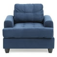 thumbnail image 4 of Glory Furniture Sandridge Microsuede Chair in Navy Blue, 4 of 6