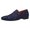 Blue, variant on Santimon Mens Dress Shoes Paillette Loafers Metallic Slip-On Casual Business Shoes Red US 10.5