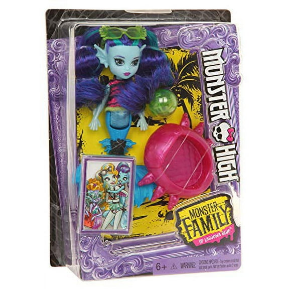 Monster High Monster Family Ebbie Bluedoll