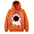thumbnail image 2 of Halloween Pet Pouch Hoodie Men Women Long Sleeve Cute Graphic Loose Hooded Sweatshirt Pullover Tops Dog Cat Carrier Hoodie, 2 of 6
