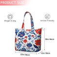 thumbnail image 4 of Pioneer Flower Floral Print Pattern Travel Tote Bags for Women Carry On,Large Weekender Bags for Women Travel,Multi Functional Duffle Bag for Work,Shopping,Sports, 4 of 5