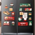 thumbnail image 4 of YISITIAN Christmas Decor Magnet Set - 12 PCS Santa Reindeer Snowmen & Tree Stickers for Fridge AZ1014-0005, 4 of 5