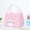 Pink, variant on Czzoypi Lunch Box Containers (Light Blue), Bento Lunch Box Lunch Bag Portable Outdoor Japanese Lunch Bag Aluminum Foil Lunch Box Bag Insulation Bag