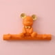 thumbnail image 4 of Perchero de pared con forma de oso, organizador para puerta, baño, chaqueta y llaves naranja, 4 of 9