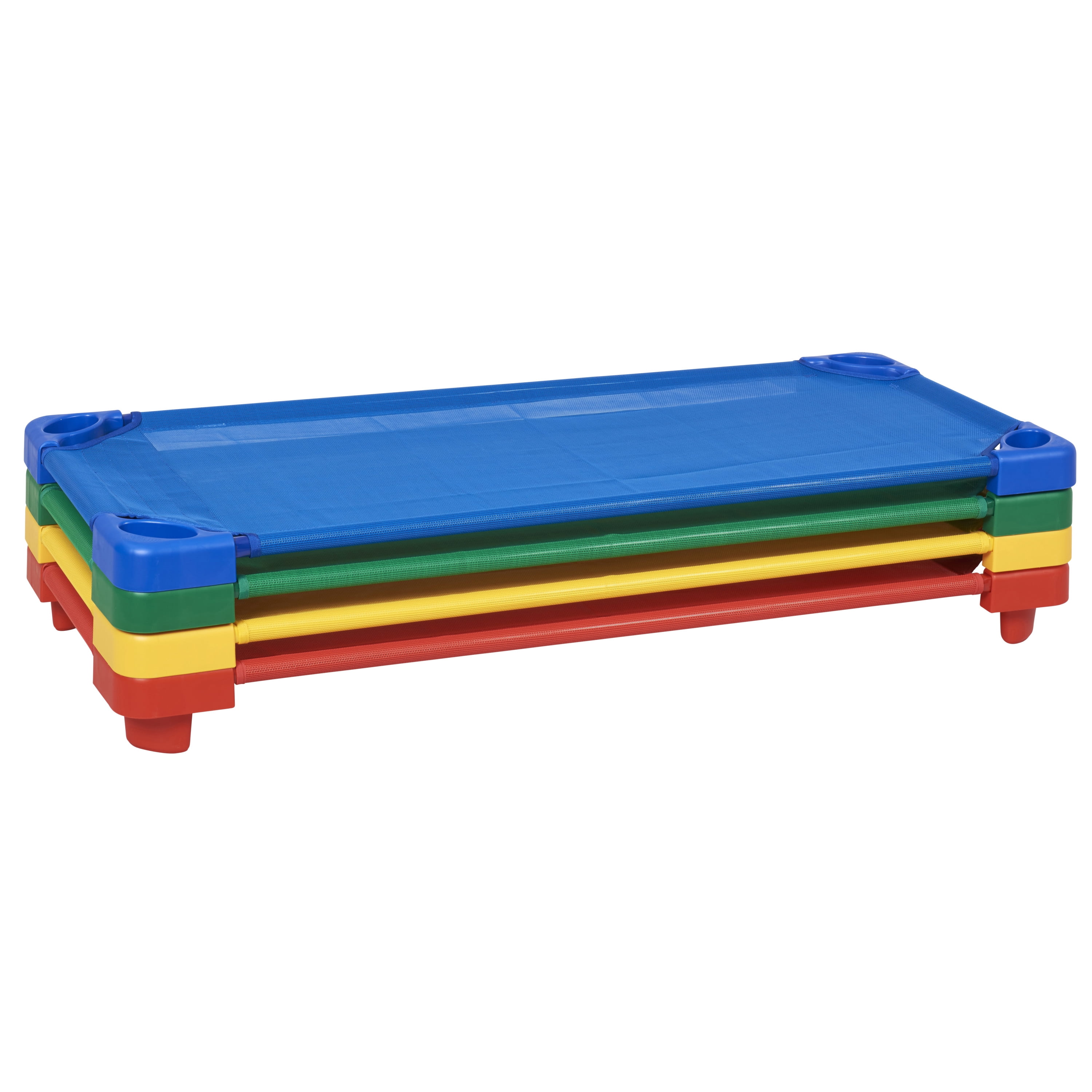 Standard Stackable Kiddie Cot 4Piece Assorted