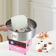thumbnail image 5 of Garvee Commercial Electric Cotton Candy Machine with Cover,Stainless Steel Bowl,Sugar Scoop for Home,Kids Birthday,Family Party,Pink, 5 of 6