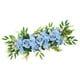 thumbnail image 4 of Arco de boda con flores artificiales y hojas verdes. azul, 4 of 9