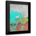 thumbnail image 1 of Ogren, Sarah 14x18 Black Modern Framed Museum Art Print Titled - One Horse, 1 of 5