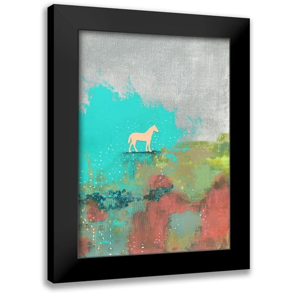 Ogren, Sarah 14x18 Black Modern Framed Museum Art Print Titled - One Horse