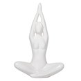 thumbnail image 2 of Torre y Tagus 902426b Yoga Figura de decoración de cerámica blanca - brazos hacia arriba, blanco Torre & Tagus Ver descripción, 2 of 2