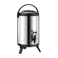 thumbnail image 3 of Fiocias Double Walled Beverage Dispenser Stainless Steel Insulated Barrel Stock Pots for 6L, 3 of 9