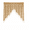 #A01-C, variant on Victorian Style Lace Floral Sheer Swag Curtain Valance for Arched Door Green Embroidered Window Treatment with Beaded Trim, Rod Pocket Light Filtering Tier Curtain for Kitchen Princess Bedroom